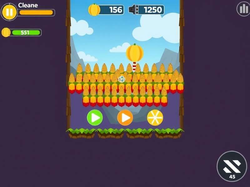Corn Crown Catcher Main Game Interface Corn Crown Catcher Gameplay Screenshot